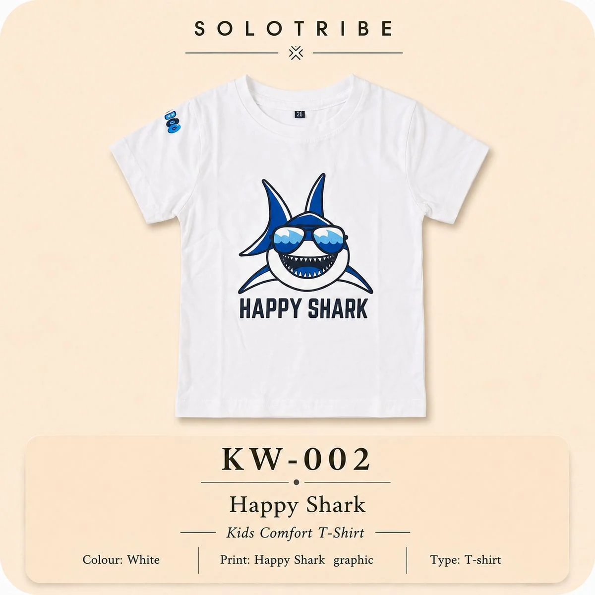 Happy Shark Kids T-Shirt